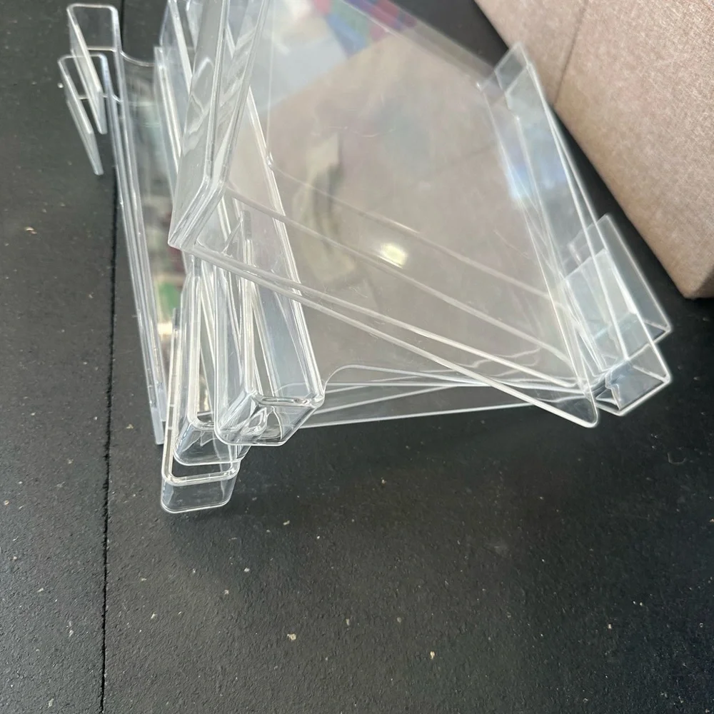 10 Acrylic shelf divider Organizer